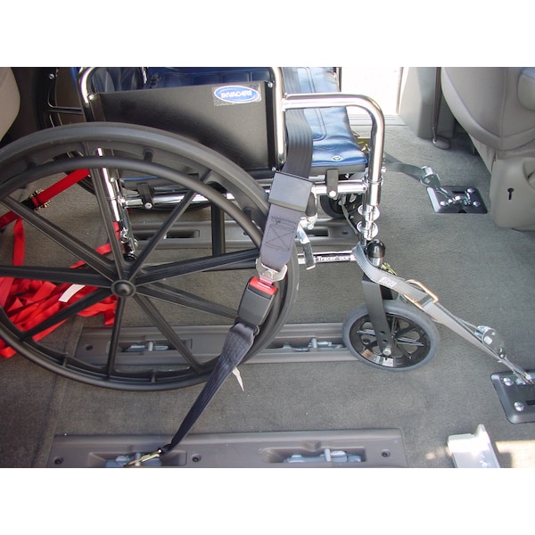 Handi Ramp Wheelchair 4 Point Tie Down Tracks, PK2 4TDT Zoro